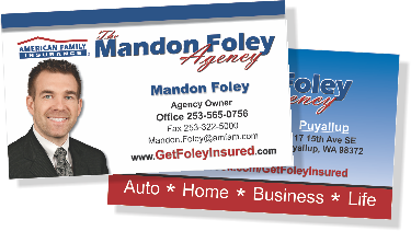 American Family Insurance Business Cards